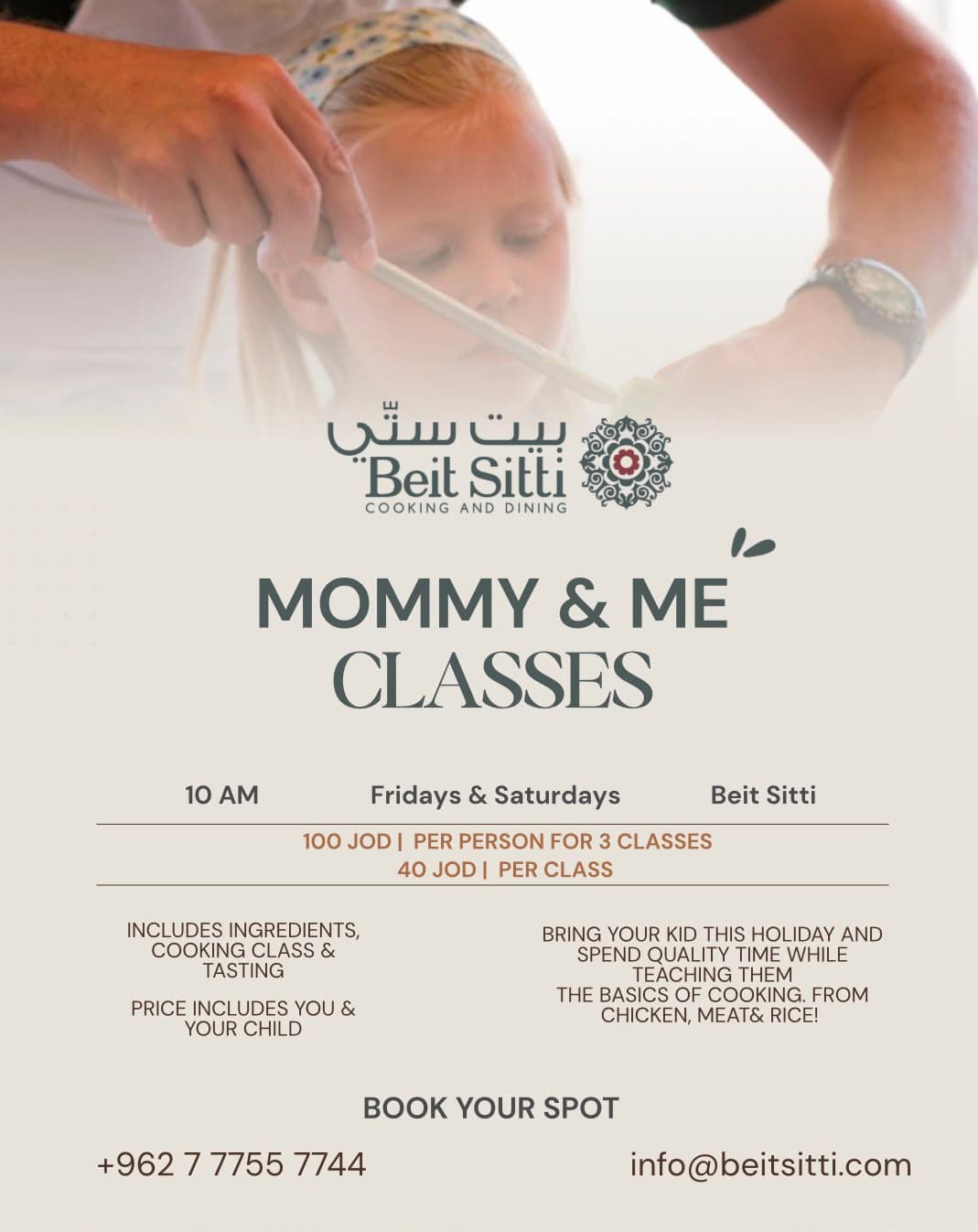 Mommy & Me — Family Breakfast Cooking Class